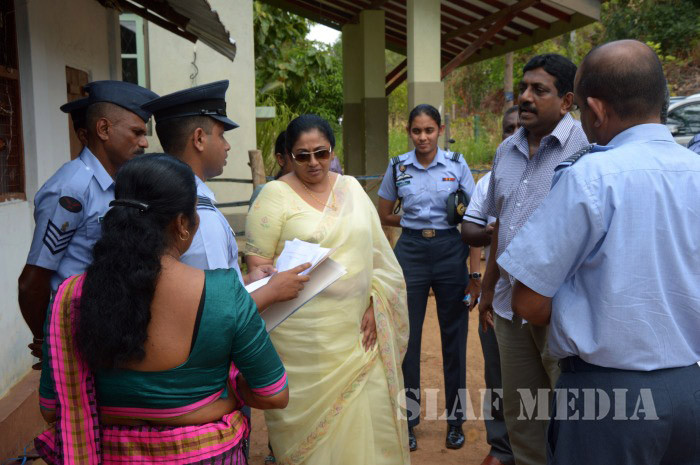 Seva Vanitha Chairperson Assists To SLAF Needy Personnel
