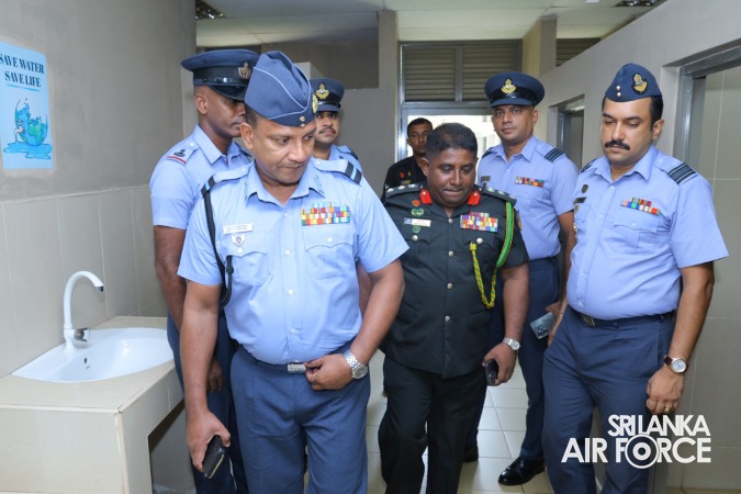 SEVA VANITHA UNIT OF SLAF STATION SRI JAYAWARDHANAPURA HANDS OVER RENOVATED SANITARY FACILITIES TO SERRIC