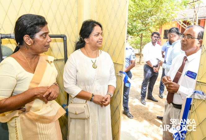 SLAF SEVA VANITHA UNIT OPENS RO PLANT IN WEERAWILA