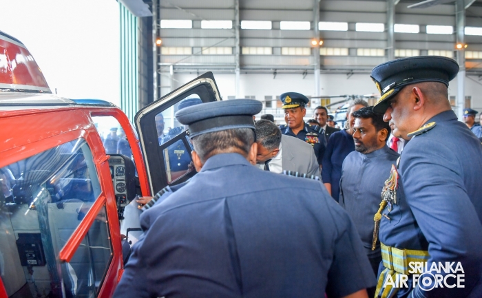 SLAF
INDUCTS TH-57 SEA RANGER HELICOPTERS TO STRENGTHEN ROTARY-WING TRAINING
AND OPERATIONAL CAPABILITIES