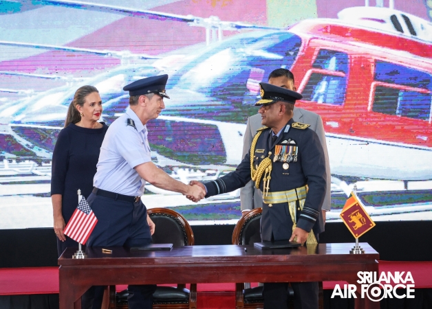 SLAF
INDUCTS TH-57 SEA RANGER HELICOPTERS TO STRENGTHEN ROTARY-WING TRAINING
AND OPERATIONAL CAPABILITIES