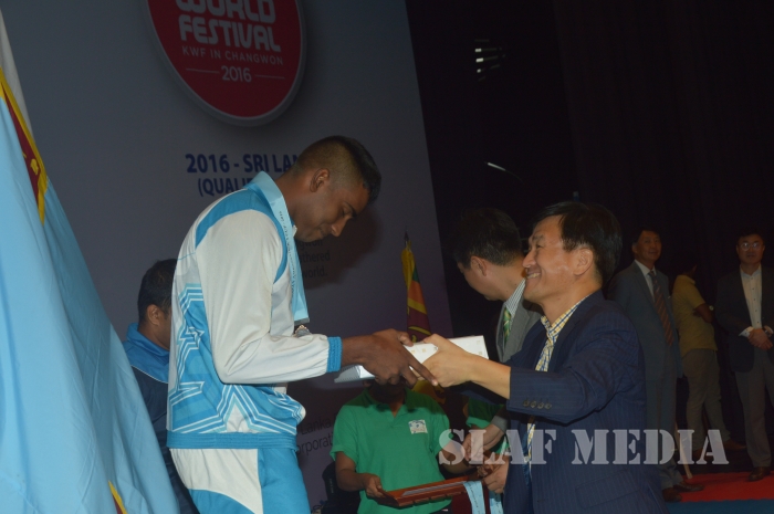 SLAF Emerges
Overall Runner-Up In 2nd Korean Ambassador’s Kukkiwon Cup Taekwondo
Championship 2016