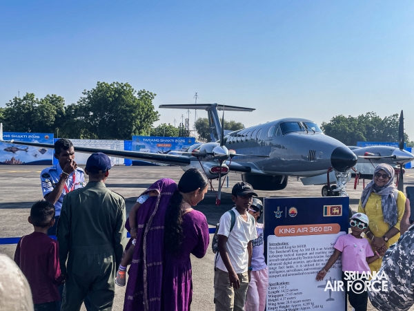 SRI LANKA AIR FORCE CONTRIBUTES TO MULTINATIONAL AIR EXERCISE TARANG SHAKTI 2026