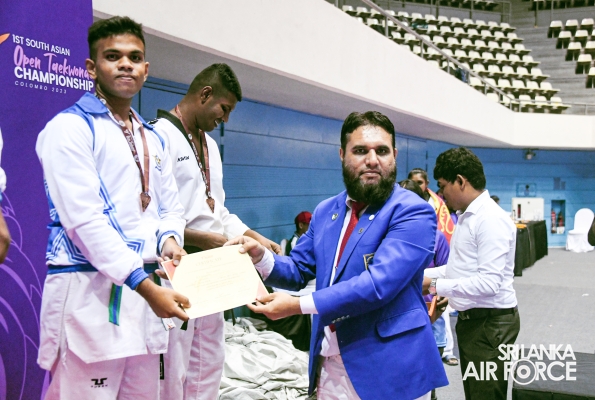 SLAF
PLAYERS PERFORMED AT 1ST SOUTH ASIAN OPEN TAEKWONDO INTERNATIONAL
CHAMPIONSHIP 2023