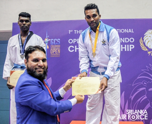 SLAF
PLAYERS PERFORMED AT 1ST SOUTH ASIAN OPEN TAEKWONDO INTERNATIONAL
CHAMPIONSHIP 2023