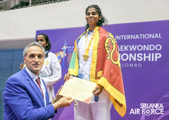 SLAF
PLAYERS PERFORMED AT 1ST SOUTH ASIAN OPEN TAEKWONDO INTERNATIONAL
CHAMPIONSHIP 2023
