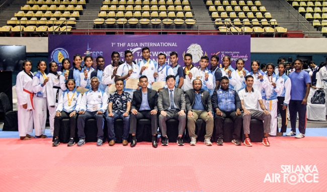 SLAF
PLAYERS PERFORMED AT 1ST SOUTH ASIAN OPEN TAEKWONDO INTERNATIONAL
CHAMPIONSHIP 2023