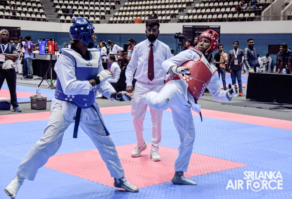 SLAF
PLAYERS PERFORMED AT 1ST SOUTH ASIAN OPEN TAEKWONDO INTERNATIONAL
CHAMPIONSHIP 2023