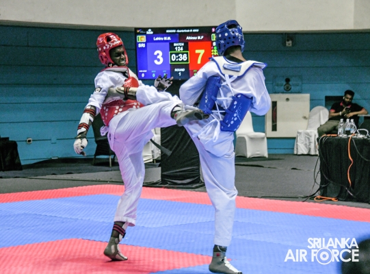 SLAF
PLAYERS PERFORMED AT 1ST SOUTH ASIAN OPEN TAEKWONDO INTERNATIONAL
CHAMPIONSHIP 2023