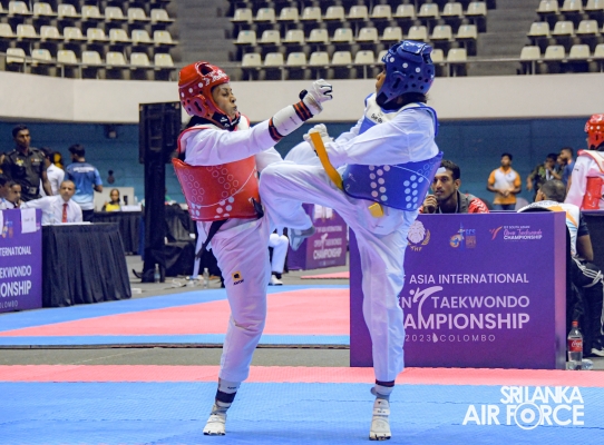 SLAF
PLAYERS PERFORMED AT 1ST SOUTH ASIAN OPEN TAEKWONDO INTERNATIONAL
CHAMPIONSHIP 2023