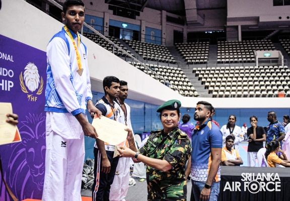SLAF
PLAYERS PERFORMED AT 1ST SOUTH ASIAN OPEN TAEKWONDO INTERNATIONAL
CHAMPIONSHIP 2023