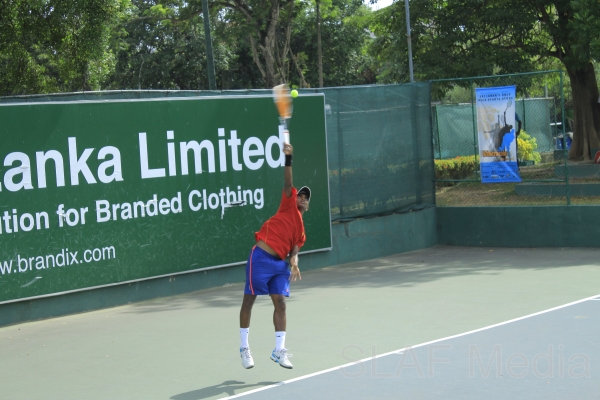 Thangarajah Dineshkanthan Excels in the National Tennis Championship