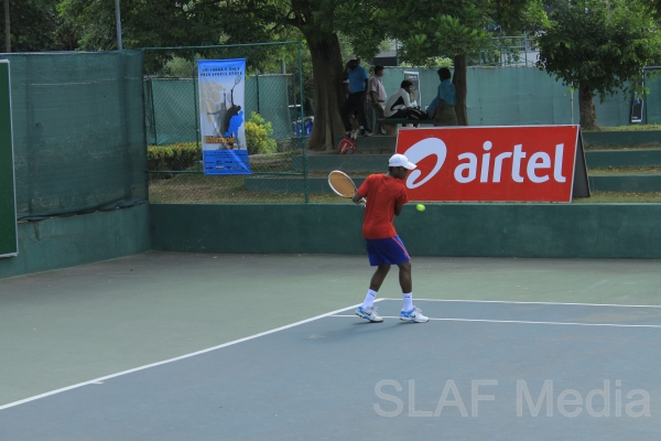Thangarajah Dineshkanthan Excels in the National Tennis Championship