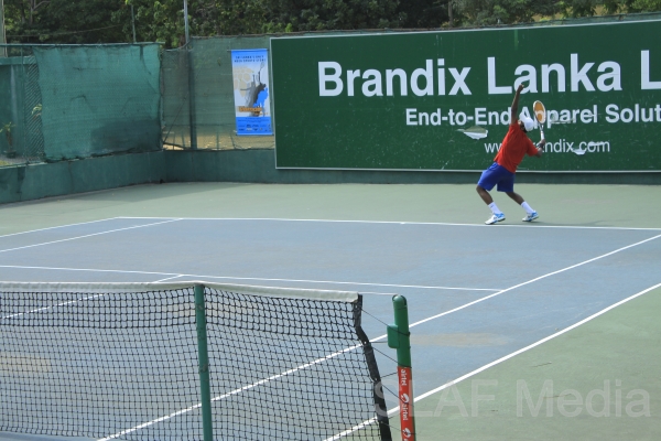 Thangarajah Dineshkanthan Excels in the National Tennis Championship