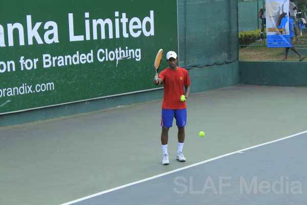 Thangarajah Dineshkanthan Excels in the National Tennis Championship