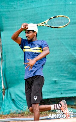 After
an illustrious ten-year journey, Aircraftman Ashen Silva, a prominent
player from the SLAF Tennis Pool