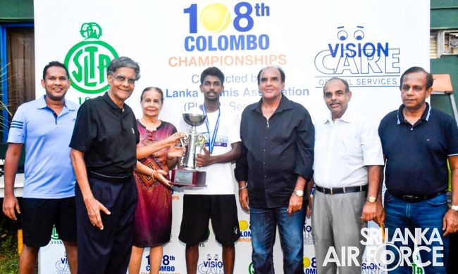After
an illustrious ten-year journey, Aircraftman Ashen Silva, a prominent
player from the SLAF Tennis Pool