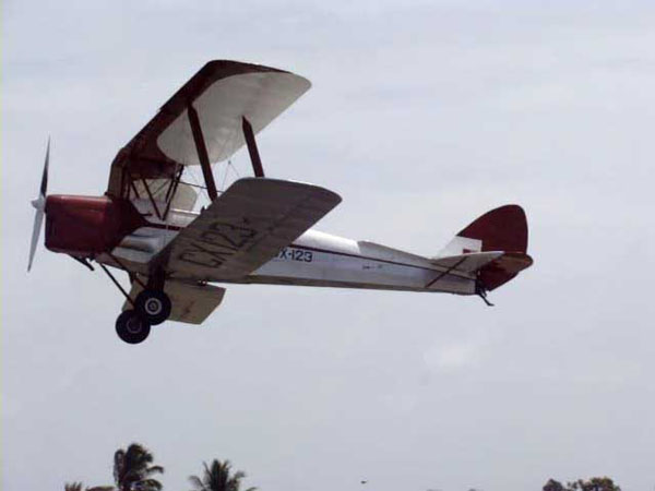 Tiger Moth and Chipmunk Takes to the Skies