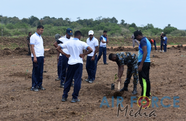 SLAF Station Morawewa Commences Jack Fruit Planting Programme