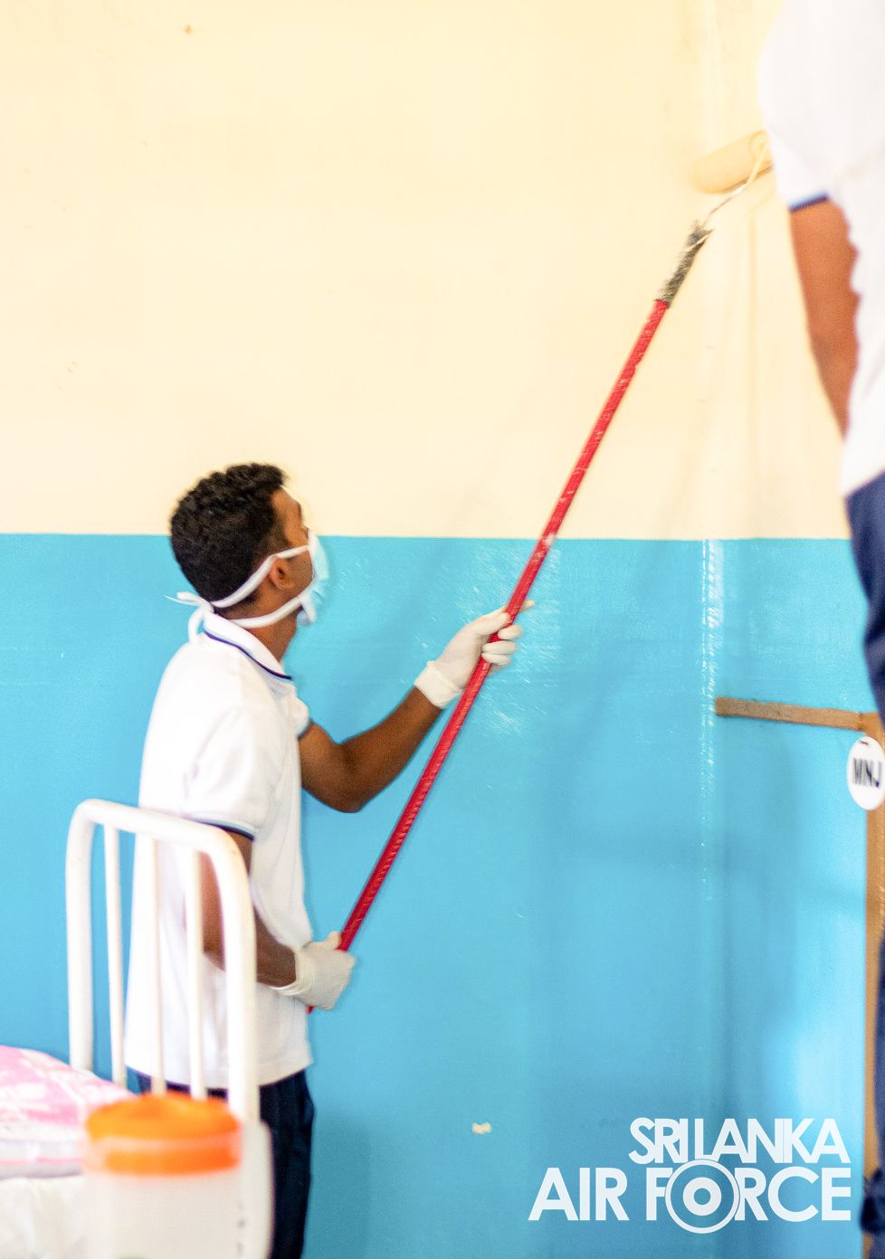 Sri Lanka SLAF Trade Training School Ekala launched a commendable community service project at the Cardio-thoracic Unit (Ward 25/26) of t