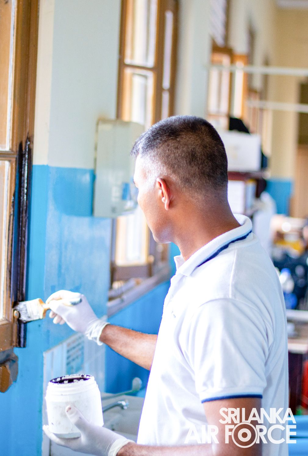 Sri Lanka SLAF Trade Training School Ekala launched a commendable community service project at the Cardio-thoracic Unit (Ward 25/26) of t