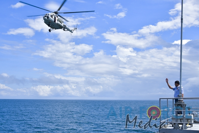 'Tuskers of the Sky' Conducts Maritime Search and Rescue Operation with Sri Lanka Navy