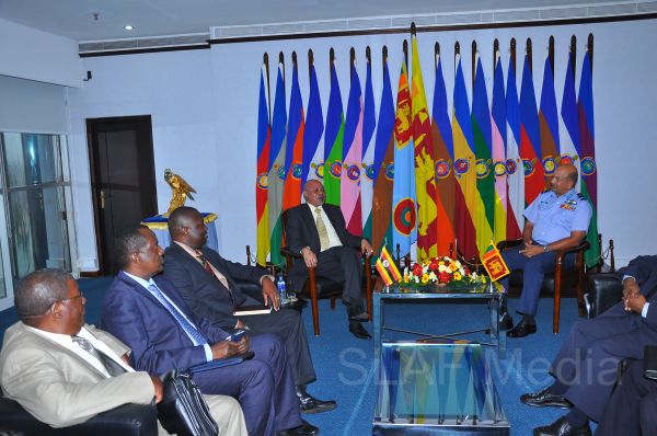 Minister
of State for Defence of Uganda visits SLAF Headquarterstournament