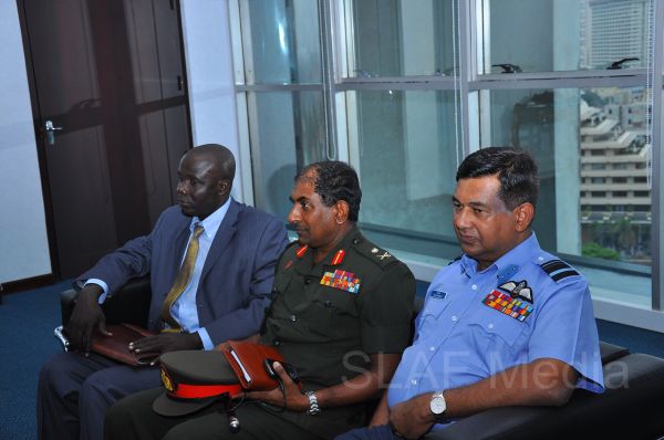 Minister
of State for Defence of Uganda visits SLAF Headquarterstournament