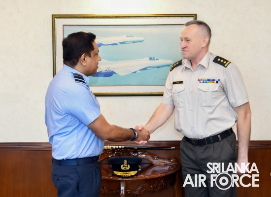 Courtesy Call on Ukraine Defence,Air And Naval Attache (Colonel Volodymyr Bakai