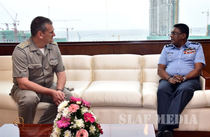 Ukrainian Defence Attaché calls on Commander
