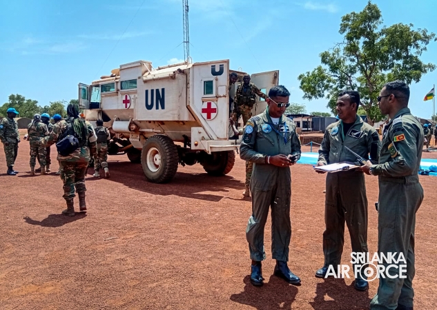 SLAF EXECUTES URGENT CASEVAC IN AM DAFOK