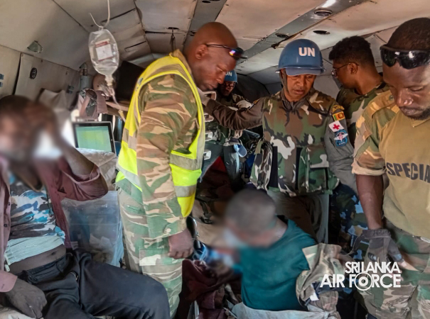 SLAF EXECUTES URGENT CASEVAC IN AM DAFOK
