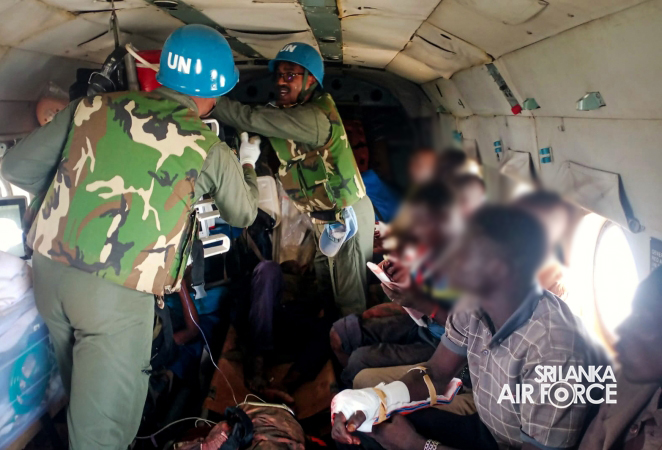 SLAF EXECUTES URGENT CASEVAC IN AM DAFOK