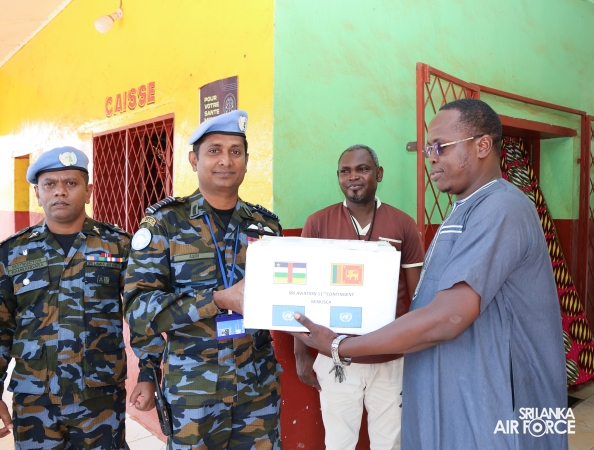 SRI AVIATION UNIT COMMEMORATES 12 YEARS OF DEDICATED SERVICE IN MINUSCA MISSION