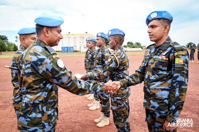 SRI AVIATION UNIT COMMEMORATES 12 YEARS OF DEDICATED SERVICE IN MINUSCA MISSION