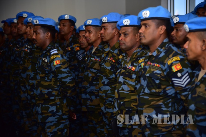 SLAF Personnel of UNPK HELI-DEPLOYMENT (MINUSCA) Return to Sri Lanka