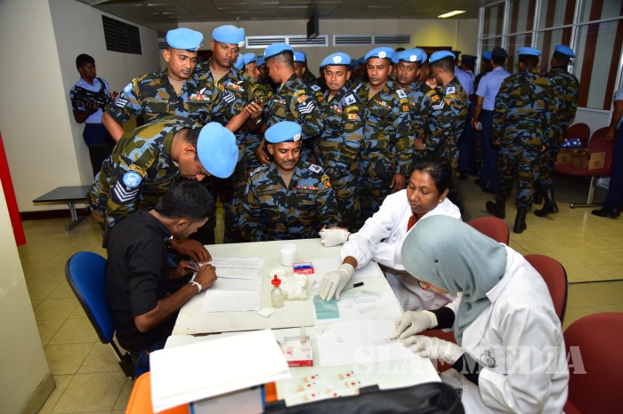 SLAF Personnel of UNPK HELI-DEPLOYMENT (MINUSCA) Return to Sri Lanka