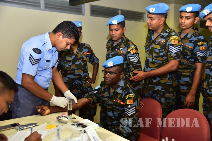 SLAF Personnel of UNPK HELI-DEPLOYMENT (MINUSCA) Return to Sri Lanka