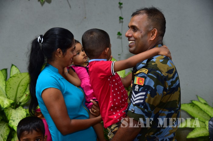 SLAF Personnel of UNPK HELI-DEPLOYMENT (MINUSCA) Return to Sri Lanka