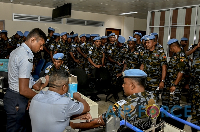 SLAF Contingent Returns From South Sudan