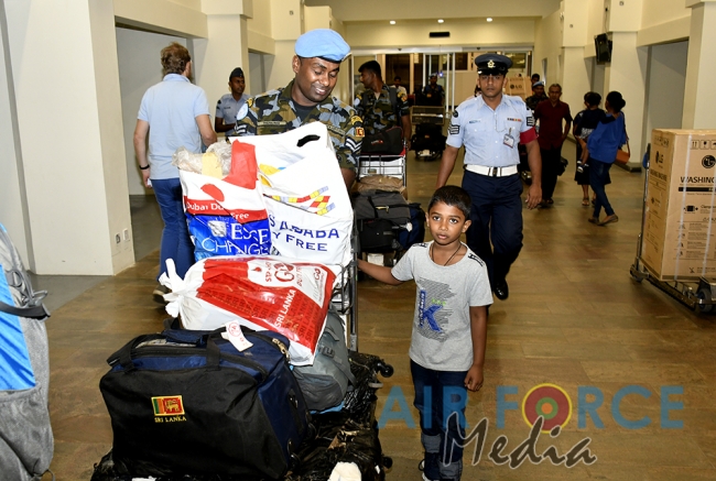 SLAF Contingent Returns From South Sudan