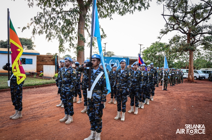 11TH SRI LANKA AVIATION CONTINGENT IN MINUSCA CELEBRATES INTERNATIONAL PEACEKEEPERS’ DAY