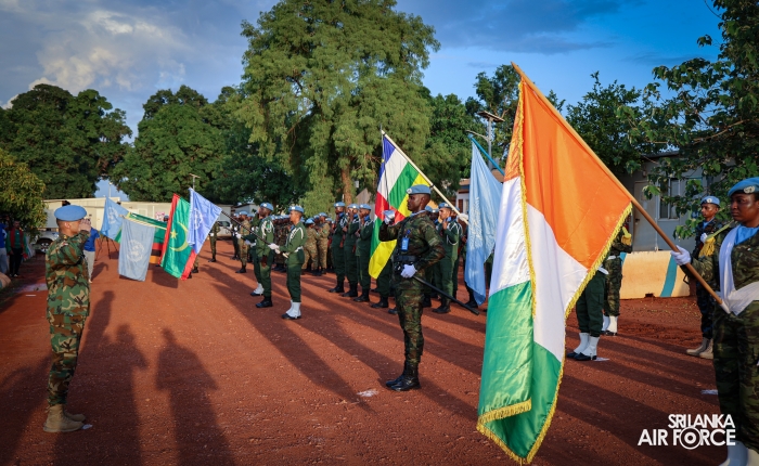 11TH SRI LANKA AVIATION CONTINGENT IN MINUSCA CELEBRATES INTERNATIONAL PEACEKEEPERS’ DAY