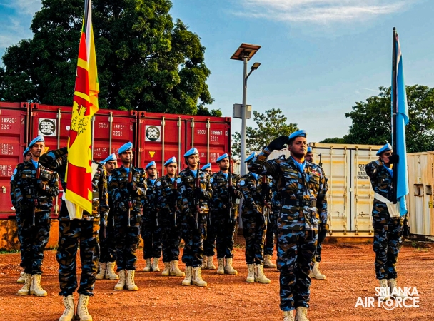 11TH SRI LANKA AVIATION CONTINGENT IN MINUSCA CELEBRATES INTERNATIONAL PEACEKEEPERS’ DAY