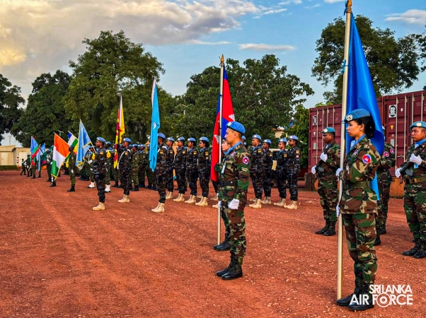 11TH SRI LANKA AVIATION CONTINGENT IN MINUSCA CELEBRATES INTERNATIONAL PEACEKEEPERS’ DAY