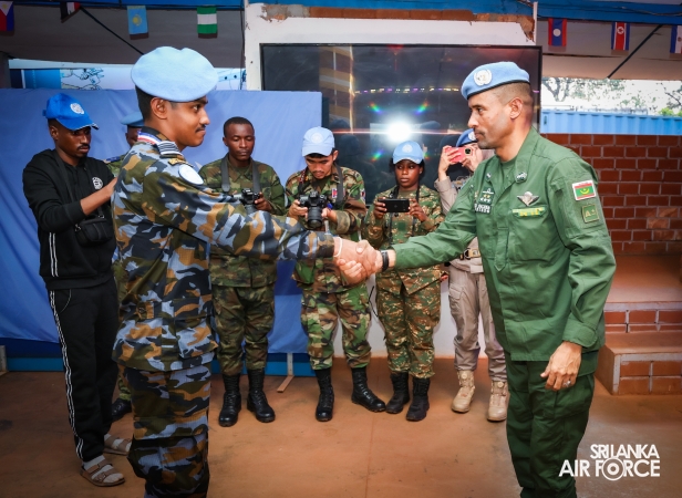 11TH SRI LANKA AVIATION CONTINGENT IN MINUSCA CELEBRATES INTERNATIONAL PEACEKEEPERS’ DAY