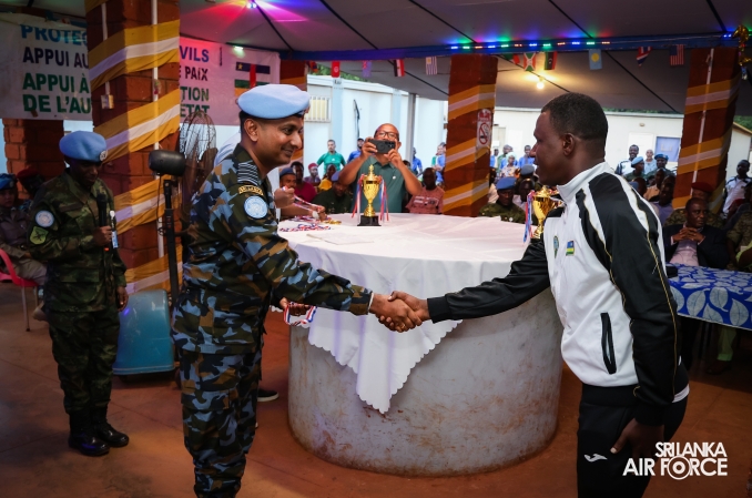 11TH SRI LANKA AVIATION CONTINGENT IN MINUSCA CELEBRATES INTERNATIONAL PEACEKEEPERS’ DAY