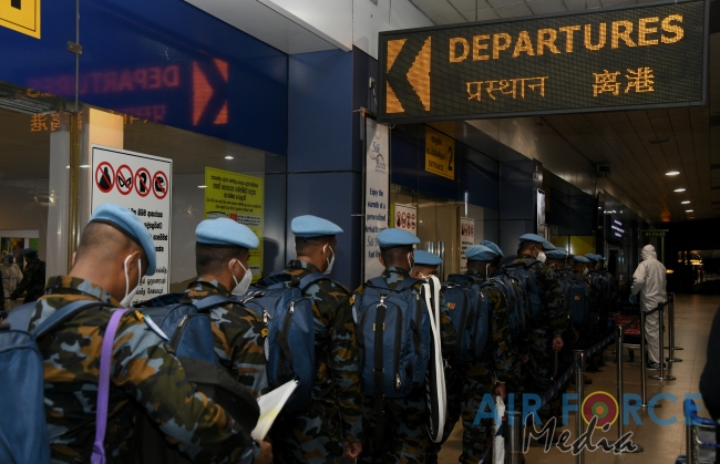 SECOND REPLACEMENT GROUP DEPARTS SRI LANKA FOR 5TH SLAF AVIATION CONTINGENT OF UNMISS