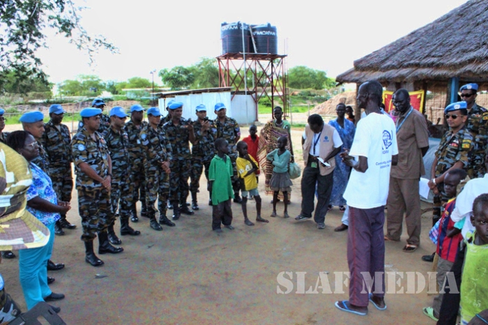 SLAF Aviation
Unit in South Sudan Patronage Needy People in Bor