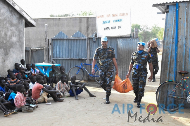 Community Service Programme by Sri Lanka Aviation Unit in UNMISS
